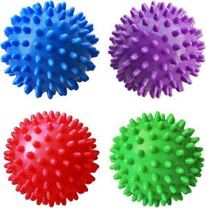 Boule de <span class=keywords><strong>Massage</strong></span> Spiky <span class=keywords><strong>Point</strong></span> de déclenchement Fasciite plantaire Tissu Outil de libération myofasciale Masseur de pieds Soulagement des nœuds Thérapie physique - Product Image 1