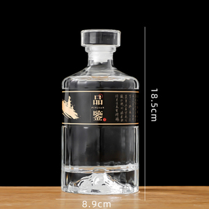 Wholesale Empty Whiskey Brandy Gin <strong>Vodka</strong> 500ml Wine Glass 750ml Bottles - Product Image 1