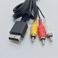 Câble AV pour PS2, câble RCA pour PS3, câble composite audio-vidéo TV pour PS3 (Cab-PS3/2/1-AVC-1.8M)