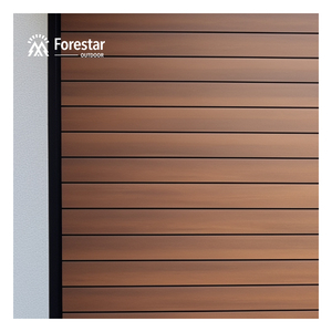 Pannelli Murali WPC Rivestimento in Legno Composito Co-Estruso Impermeabile per Esterni Facile Installazione Decorativo - Product Image 2