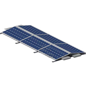 Système de montage solaire pour toiture YZ certifié qualité, support de ballast photovoltaïque, système de fixation ouest-est pour champ ouvert AL/6005-T5, garantie 12 ans - Product Image 1