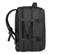 Mochila Oxford Resistente al Agua para Viajes de Negocios, con Carga USB, Gran Capacidad, Multifuncional, Expandible, para Portátil
