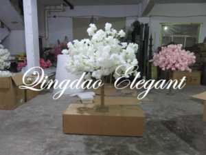 4ft cao tiệc hội trường ăn uống địa điểm tổ chức sự kiện Nhân Tạo Màu hồng hoa anh đào hoa bảng trung tâm cây - Product Image 5