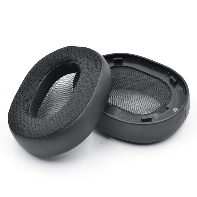Defean Leatherette Foam Fabric Earcushions for Plantronics RIG 500 PRO HX Wired Gaming Headset Headphone Ear Pads