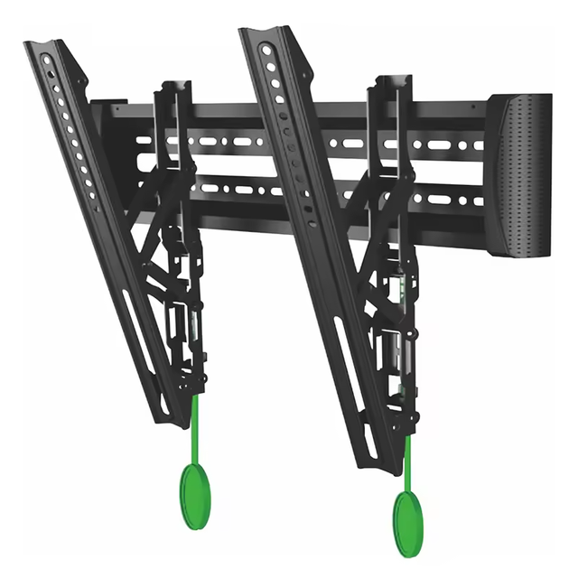 Low Profile Steel TV Bracket VESA 600*400mm Wall Mount Lift Tilt Height Adjustable Stand for Fixed TV LCD OLED LED Screen