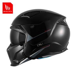 Casco Modular MTHELMETS STREETFIGHTER para Hombre y Mujer, Negro Sólido, ABS, Certificado DOT/ECE/CCC, con Liberación Rápida, Nuevo - Product Image 3