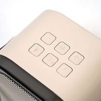 Haut-parleur de karaoké portable avec logo personnalisé, microphone sans fil, lumière LED RVB, Bluetooth 5.0, batterie rechargeable