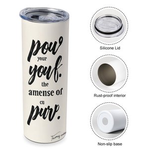 Stainless Steel Tumbler 20oz Vacuum Insulated Custom Logo Design for Car <b>Cup</b> <b>Thermos</b> <b>Cups</b> - Product Image 3
