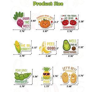 Aimants de réfrigérateur créatifs pour fruits et légumes, 7*7 cm, best-sellers, imperméables, résistants au vieillissement, aimants promotionnels pour réfrigérateur - Product Image 6