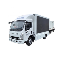 Camion publicitaire mobile Forland M5 avec écran LED couleur plein format, moteur Quanchai 150 CV, véhicule de publicité extérieur, vente directe d'usine