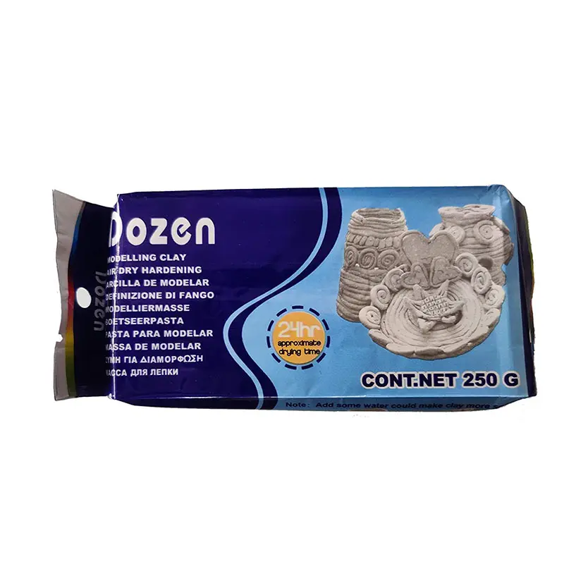 Bview Art Hot Selling 250G Witte Zelfhardende Lucht Droge Modellering Klei Voor Diy Ambachten