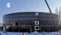 Erstklassiges Glas mit Stahl verschraubtem Wassersp eicher tank/Emaille-Montagetank/Silos