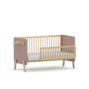 <span class=keywords><strong>Lit</strong></span> d'appoint pour bébé <span class=keywords><strong>avec</strong></span> plateau <span class=keywords><strong>de</strong></span> rangement, lits bébé modernes en bois pour tout-petits, hauteur réglable - Product Image 5