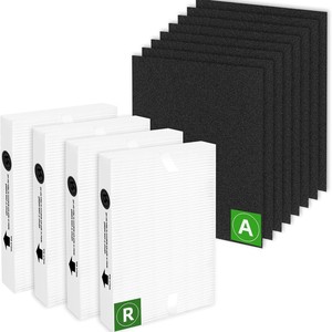 Filtre de remplacement pour purificateur d'air Honeywell HPA300 200 100, ensemble de pré-filtres au charbon pour le nettoyage de l'air intérieur - Product Image 1