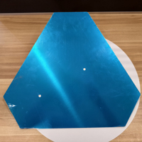 Ensemble de panneaux triangulaires d'avertissement routier d'urgence, en aluminium, avec film réfléchissant, panneau de signalisation de sécurité à haute réflectivité