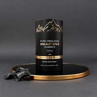 Gummies véganes de résine de Shilajit pur de l'Himalaya 3000mg, haute puissance, oligo-éléments, certifiés ISO, qualité alimentaire naturelle, soutien énergétique