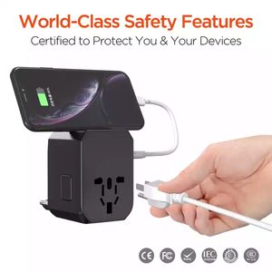 带USB充电器的通用旅行适配器/带Usb通用旅行适配器的国际旅行适配器 - Product Image 2