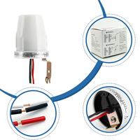 Interruptor de Luz Fotoeléctrico Automático para Exteriores CNRIYA, IP54/IP44, LED Disponible, Voltaje 95-305V, Consumo de Energía <1.2W, para Calle