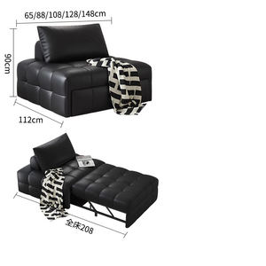 Juego de muebles de sofá para sala de estar y dormitorio, sofá <span class=keywords><strong>cama</strong></span> multifuncional de doble uso, sofá <span class=keywords><strong>cama</strong></span> individual <span class=keywords><strong>plegable</strong></span> retráctil, silla de salón - Product Image 6