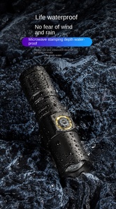 Nhôm EDC túi nhỏ 16340 Pin XHP50 500 lumen có thể sạc lại <span class=keywords><strong>LED</strong></span> lanterna làm việc ánh sáng đèn Lồng đèn pin - Product Image 3