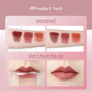 3 Pcs/<span class=keywords><strong>Lot</strong></span> Long Lasting Liquid Matte Lip <span class=keywords><strong>Gloss</strong></span> Liquid Lipstick Lip Makeup Beauty Red Nonstick Cup Waterproof Lip <span class=keywords><strong>Gloss</strong></span> - Product Image 6