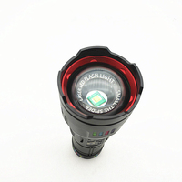 Lampe torche LED laser à zoom longue portée 30W, puissance élevée, lumière blanche, haute luminosité, rechargeable par USB, en aluminium