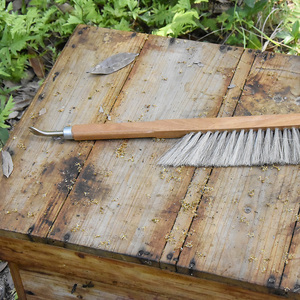 Herramientas de apicultura, Cepillo de Doble fila, pelo de caballo, abeja, extractor de uñas para Apicultura - Product Image 6
