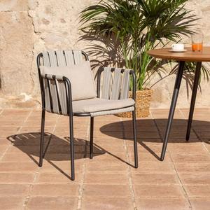 Conjunto de Jardín, Mesa y Sillas de Ratán, Diseño Contemporáneo Resistente al Agua para Patio y Balcón - Product Image 5