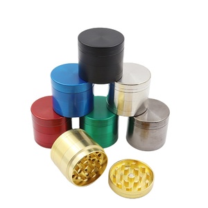 High quality smoking accessories hot selling free shipping grinder 4 parts 40mm Zinc Alloy smoking Herb Grinder