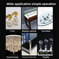 Résine spéciale à haute transparence pour bijoux en cristal UV à séchage rapide colle dure époxy inodore Construction bricolage accessoire monobloc