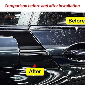 Film de protection de peinture pour <span class=keywords><strong>voiture</strong></span> en vinyle TPU super hydrophobe, résistant aux rayures, autocollant auto-réparable, noir brillant - Product Image 4