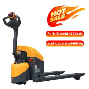 Elektrikli palet taşıyıcı 1.5ton 2 ton ekstra pil palet jack 1.5t 2 t 3300lbs 4400lbs Electrico tam elektrikli forklift