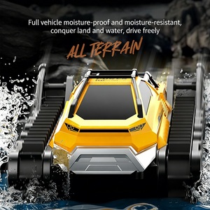 Véhicule RC amphibie 2,4 GHz tout-terrain avec commande de vitesse entièrement proportionnelle, conception à chenilles étanche pour la terre <span class=keywords><strong>et</strong></span> l'eau - Product Image 5