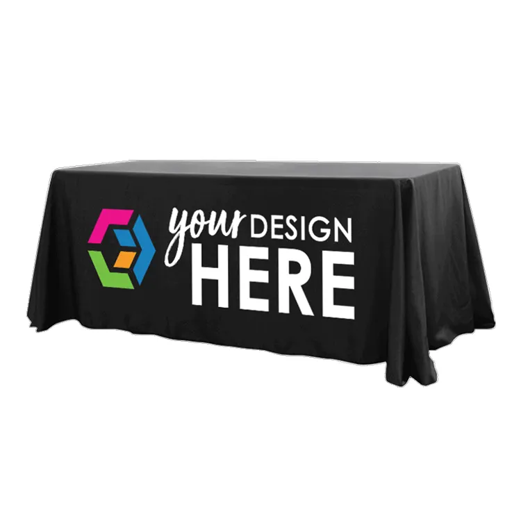 Promotion Werbung Custom Printed 4 6 8 10 Ft Messe Tischdecke Tischdecken Passende Tischdecke Mit Markenlogo
