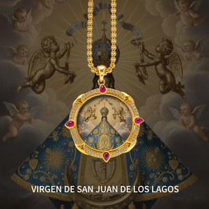 Collar al por mayor con colgante de Nuestra Señora de <span class=keywords><strong>San</strong></span> Juan, promesa de fe y sanación, Virgen de <span class=keywords><strong>San</strong></span> Juan - Product Image 2