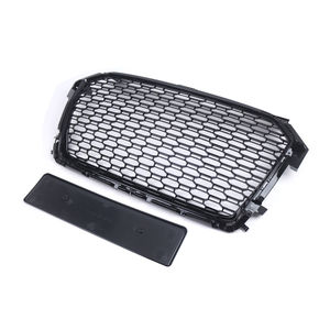 Grille de pare-chocs avant en maille nid d'abeille noir brillant pour <span class=keywords><strong>Audi</strong></span> A1 2016-2018 Version ue/US 8XA853651 8XA853651B - Product Image 2