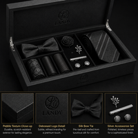 Boîte cadeau de luxe en bois noir mat avec doublure en velours pour l'emballage de lames en acier, vente en gros d'articles de cuisine haut de gamme OEM