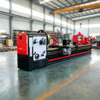Vente directe usine – Tour horizontal à banc plat en métal CW61100 robuste, broche ISO40, 220V, état neuf