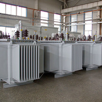 Transformateur de distribution triphasé 35KV MV&HV immergé dans l'huile, économique, avec boîtier en acier laminé à froid et capacité de 630kVA à 3150kVA