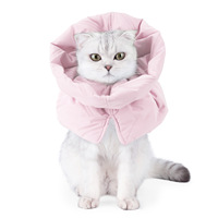Collar Isabelino Esterilizado Anti-Esvaziado para Gatos, Protector Cálido para la Cabeza del Animal en Forma de Pañuelo o Bufanda
