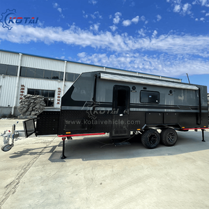 21FT hors route <span class=keywords><strong>caravane</strong></span> moto ATV/UTV Mover remorque de voyage puissant 6 couchettes camping-car Camping Rv jouet transporteur - Product Image 5