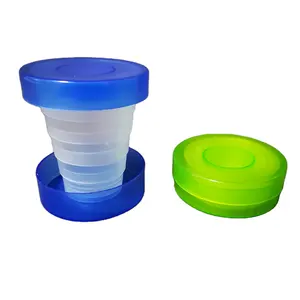 प्लास्टिक गोली बॉक्स foldable बंधनेवाला पीने कप
