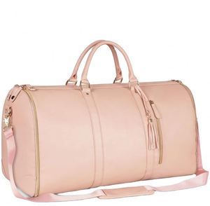 Sac de voyage en cuir PU grande capacité pour femme, personnalisé, certifié BSCI, imperméable, idéal pour le rangement de vêtements et les cadeaux - Product Image 1