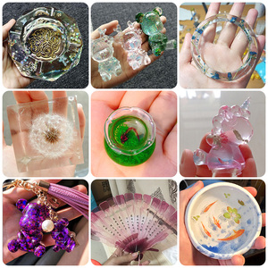 Cao trong suốt nhựa pha lê đất cho handmade trang sức phụ kiện Khuôn Epoxy AB keo bao gồm - Product Image 4