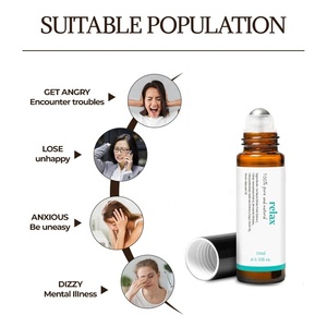 Ätherisches Öl Set Entspannend, gute Nacht, Ausgleich, Aromatherapie-Roll-On-Mischung für Massage, Hautpflege Entspannendes Duft geschenk - Product Image 5