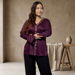 Women <b>Linen</b> Blend Shirt Breathable Full Sleeve Button Down Casual <b>Top</b> Buy Direct From Supplier - Product Image 2
