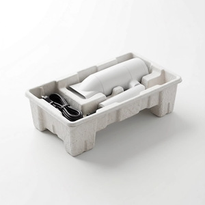 Bandeja Rectangular Biodegradable de Pulpa de Caña de Azúcar para Secador de Pelo, Embalaje Protector Ecológico, Forro para Bolsa de Trabajo - Product Image 2
