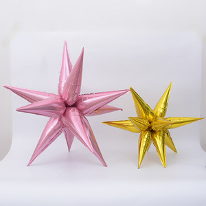 Металлические серебряные воздушные шары со звездами, украшения для вечеринок, 26, 40 дюймов, несколько цветов, воздушные шары со звездами, серебряные шары с шипами - Product Image 6