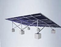 Supports de montage photovoltaïques solaires en aluminium-magnésium galvanisé à chaud, type C, pour terrains ouverts, durée de vie de 20 à 25 ans