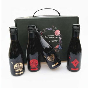 Wholesale 187ML Transparent <strong>Mini</strong> <strong>champagne</strong> Glass <strong>Bottle</strong> 6.32oz Wine Glass <strong>Bottle</strong> Wholesale Glass <strong>Bottle</strong> With Crown Cap - Product Image 2